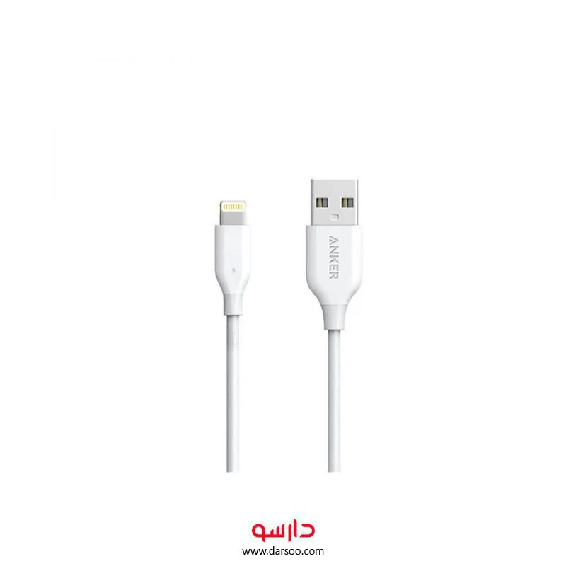 خرید کابل تبدیل USB به لایتنینگ انکر مدل A8111 PowerLine به طول 90 سانتی متر - 