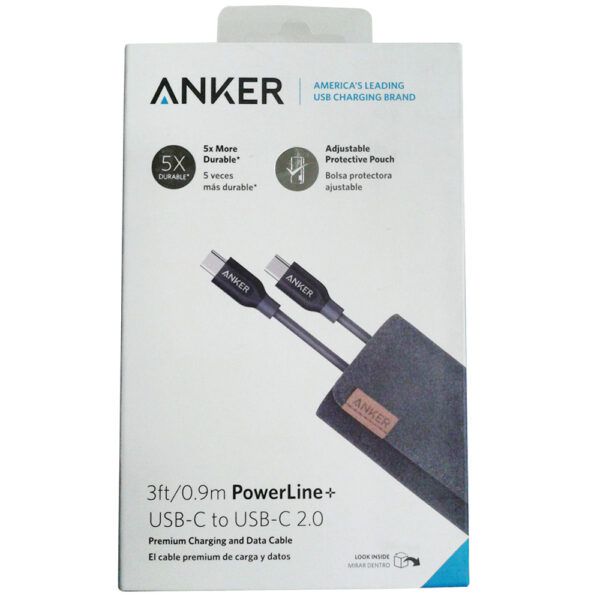 کابل انکر ANKER - Power Line + USB-c 3ft/0.9m A8187HA1