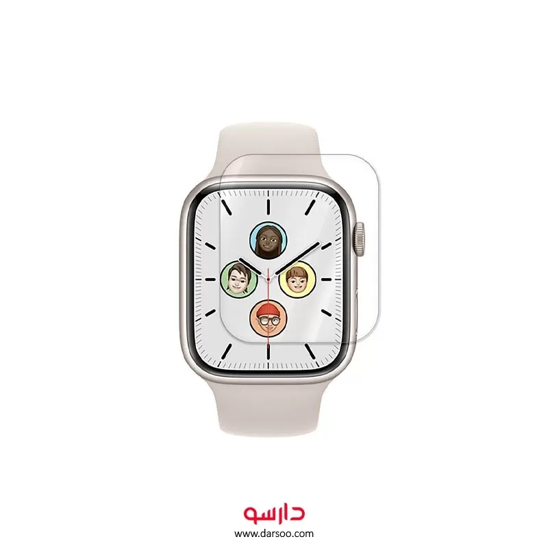 خرید محافظ صفحه نمایش ساعت هوشمند Glass Watch 8 Apple 45 (شیشه ای) - 