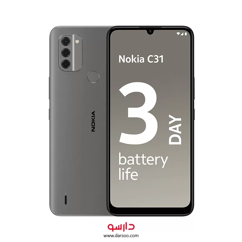 خرید گوشی موبایل نوکیا Nokia C31 با 128 گیگ حافظه داخلی و رم 4 گیگابایت