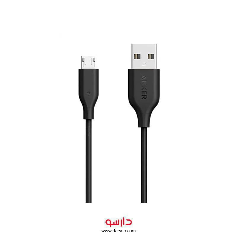 خرید کابل انکر Anker A8132 PowerLine Micro USB | 90 سانتی متر - 