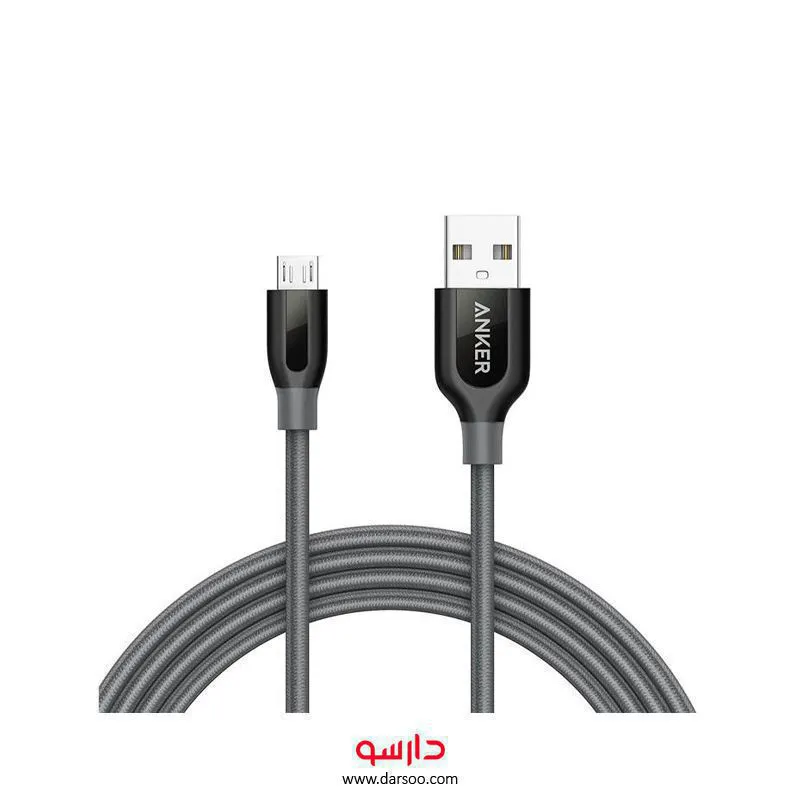 خرید کابل تبدیل USB به Micro-USB انکر مدل A8143 PowerLine Plus طول 1.8 متر - 