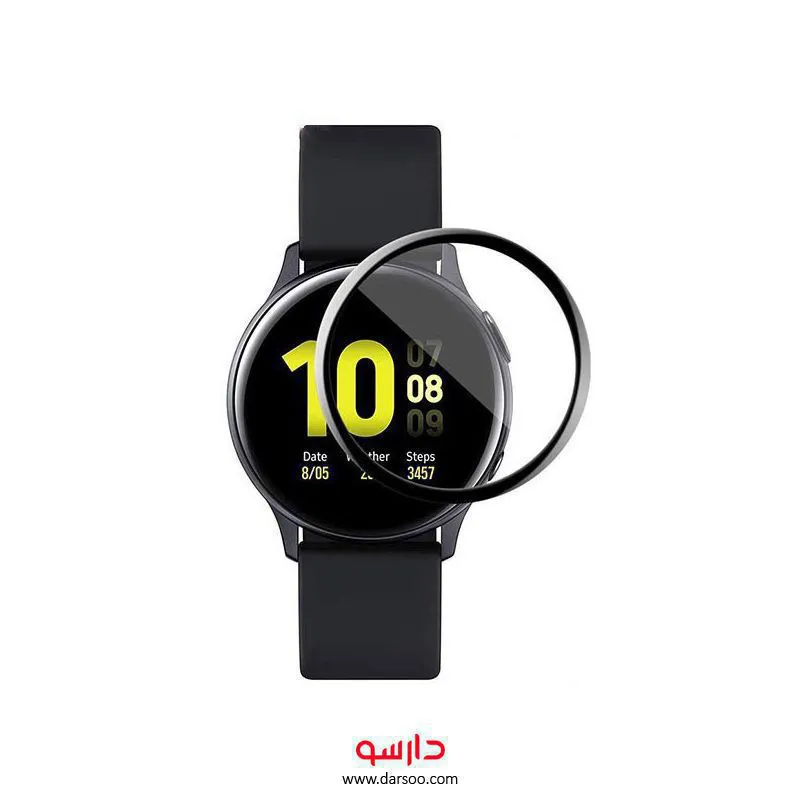 خرید گلس تمام صفحه Samsung Galaxy Watch Active 2 40mm مدل صفحه نانو Glass Screen Protector