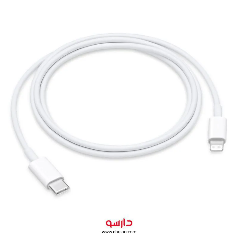 خرید کابل USB-C به لایتنینگ اپل طول 1 متر