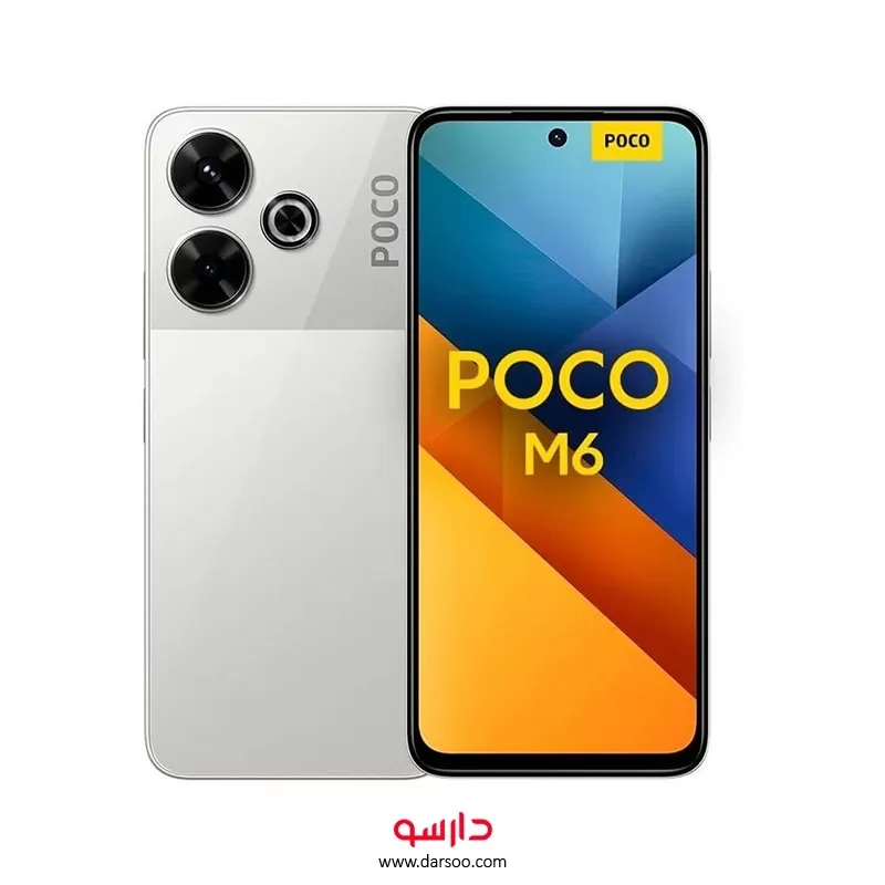 خرید گوشی شیائومی Xiaomi Poco M6 4G با 256 گیگ حافظه داخلی و رم 8 گیگابایت(گلوبال) - شیائومی پوکو M6 4G