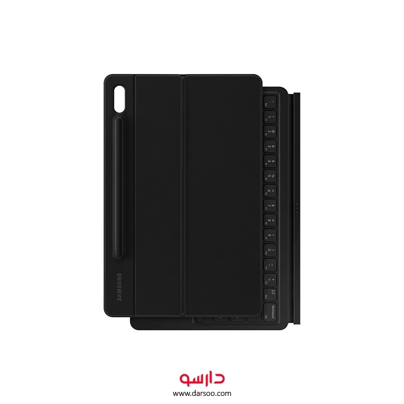 خرید کیف کلاسوری به همراه کیبورد Samsung Galaxy Tab S8-S7 مدل Book Cover Keyboard - 