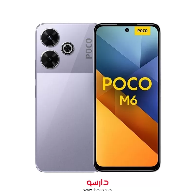 خرید گوشی شیائومی Xiaomi Poco M6 4G با 256 گیگ حافظه داخلی و رم 8 گیگابایت(گلوبال) - Poco M6 4G