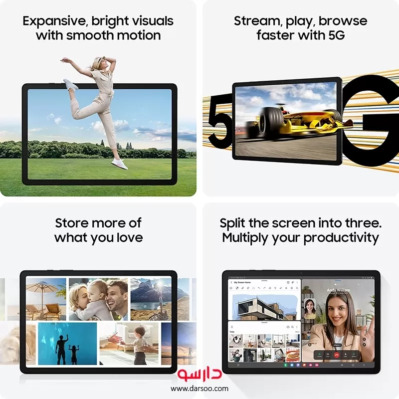 خرید تبلت سامسونگ Galaxy Tab A9 Plus WiFi (X210) حافظه 128 و رم 8 گیگابایت - تبلت سامسونگ A9 پلاس