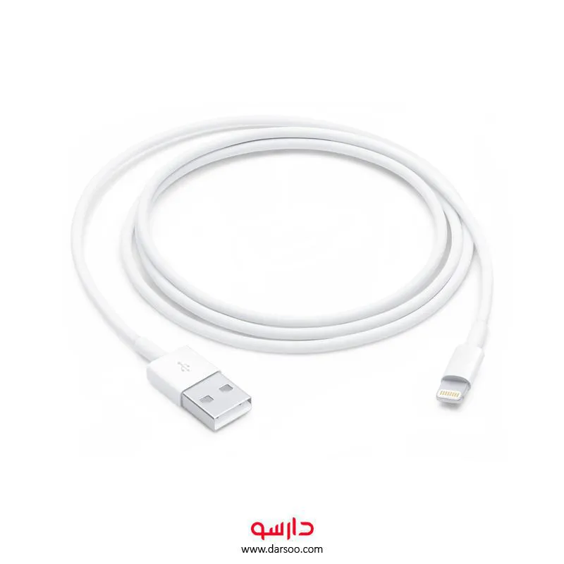 خرید کابل تبدیل USB به لایتنینگ اپل طول 0.5 متر