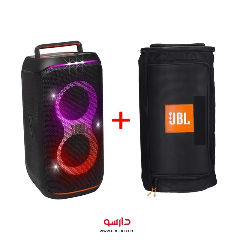 خرید اسپیکر بلوتوثی قابل حمل جی بی ال JBL PartyBox Club 120 به همراه کاور محافظ