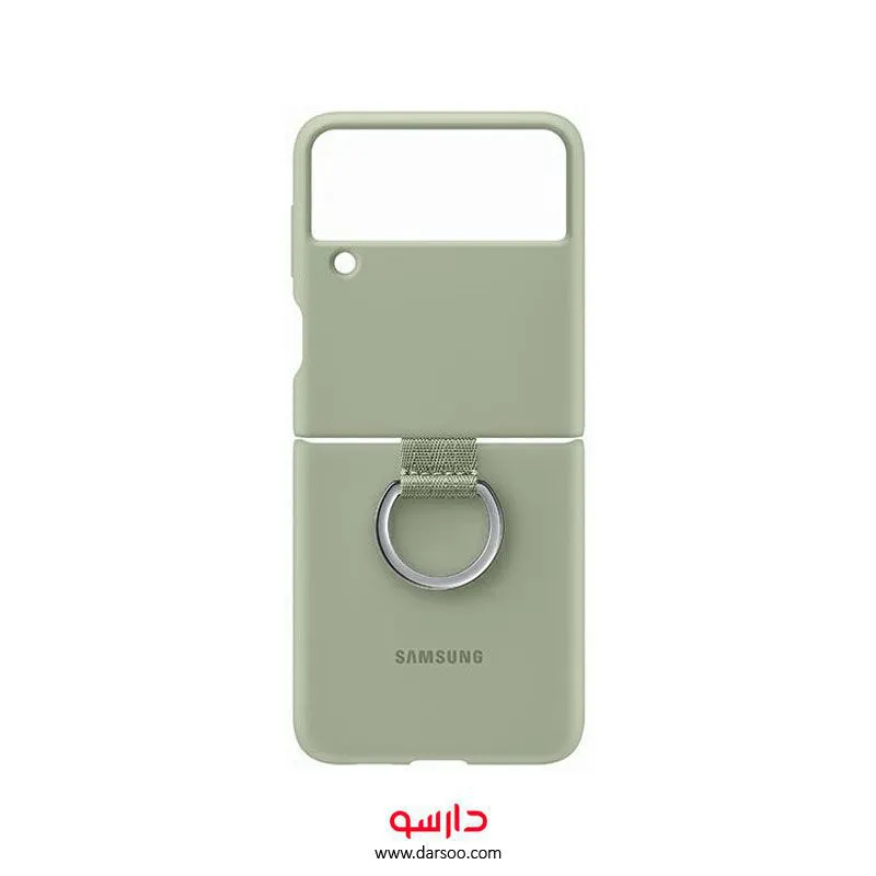 خرید قاب محافظ اصلی زد فلیپ 3 سامسونگ Samsung Galaxy Z Flip3 5G Silicone Cover with Ring - 