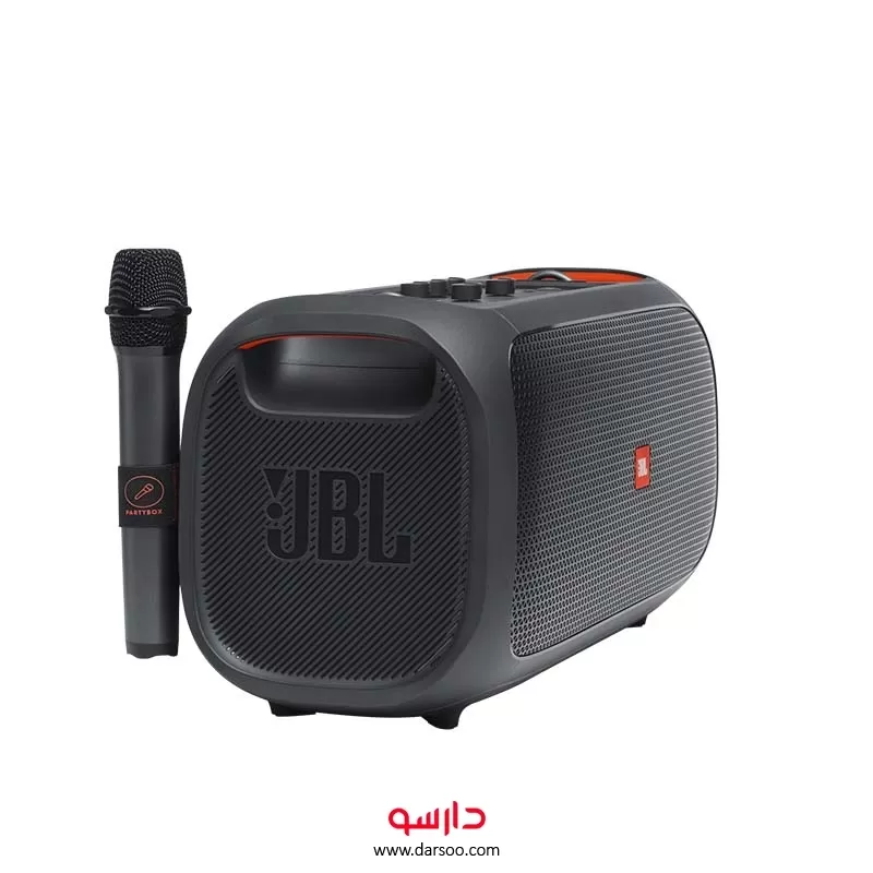 خرید اسپیکر بلوتوثی جی‌بی‌ال JBL PartyBox On-the-Go Essential همراه با میکروفون - 