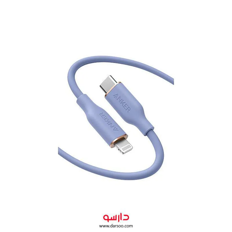 خرید کابل USB-C به لایتنینگ انکر Anker Powerline III Flow طول 1 متر