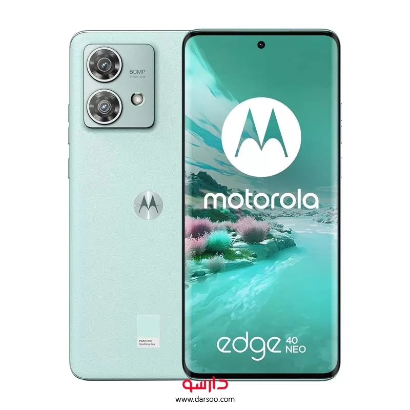 خرید گوشی موبایل موتورولا Motorola Edge 40 Neo با 256 گیگابایت حافظه داخلی و رم 12 گیگابایت - موتورولا edge 40 Neo رنگ سبز