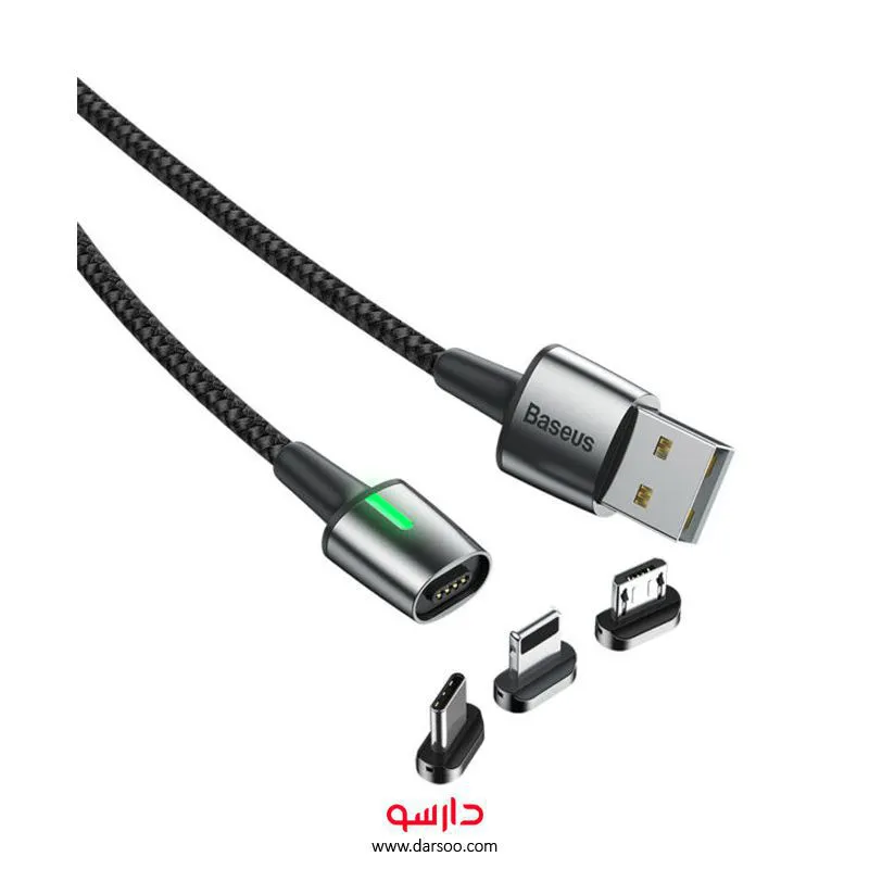 خرید کابل مگنتی بیسوس Baseus Zinc Magnetic Cable Kit