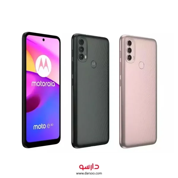 گوشی موبایل موتورولا Motorola E40 با 64 گیگ حافظه داخلی و رم 4 گیگابایت
