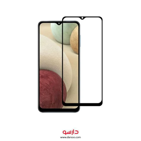 گلس تمام صفحه Samsung Galaxy A12 مدل Full Glass Screen Protector