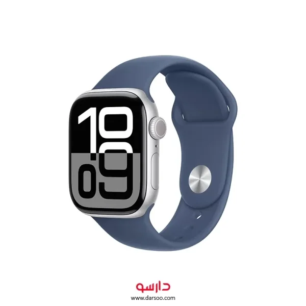 ساعت هوشمند اپل Apple Watch Series 10 سایز 42 میلی‌متری (آلومینیوم-بند سیلیکونی)