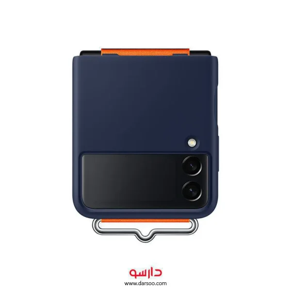 قاب محافظ اصلی زد فلیپ 3 سامسونگ Samsung Galaxy Z Flip3 5G Silicone Cover with Strap