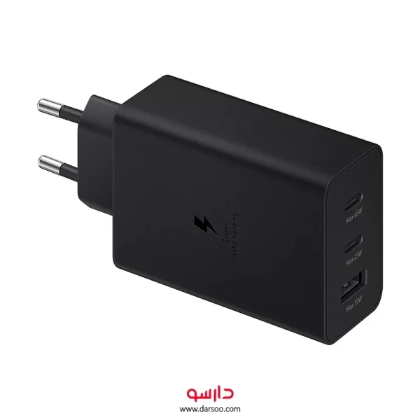 شارژر دیواری سامسونگ Samsung 65W PD Power Adapter Trio EP-T6530