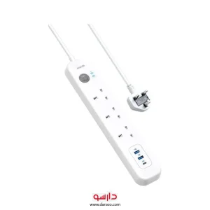 چند راهی برق انکر Anker PowerExtend Type C 3 Strip 6in1 A9136K21