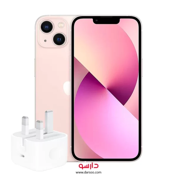 گوشی موبایل اپل iPhone 13 Cha با 128 گیگ حافظه داخلی و رم 4 گیگابایت (نات اکتیو) همراه با شارژر 20w