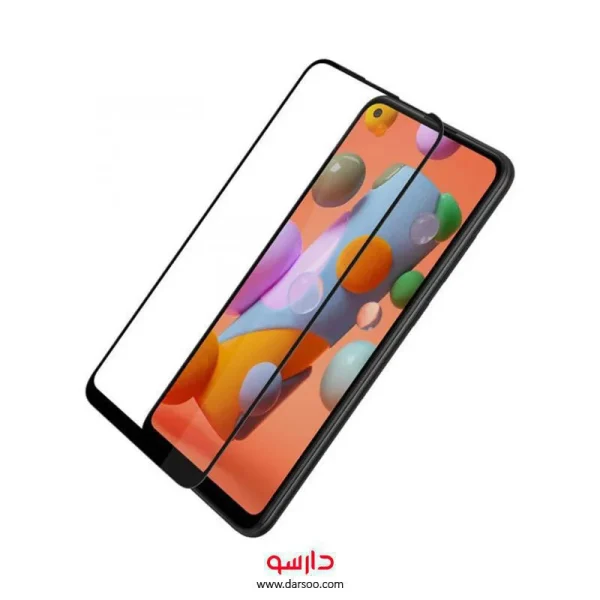 گلس تمام صفحه Samsung Galaxy A11 مدل Full Glass Screen Protector