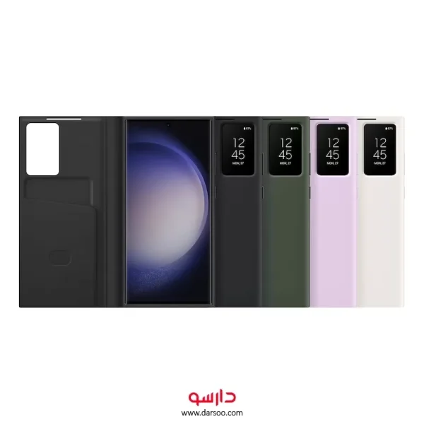 کیف هوشمند سامسونگ Smart View Wallet مناسب برای گوشی Samsung Galaxy S23 Ultra