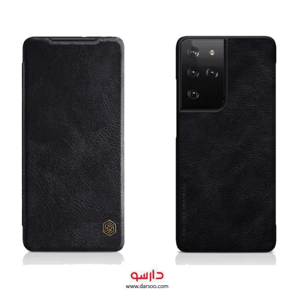 کیف چرمی نیلکین Samsung GalaxyS21 Ultra مدل Nillkin Qin