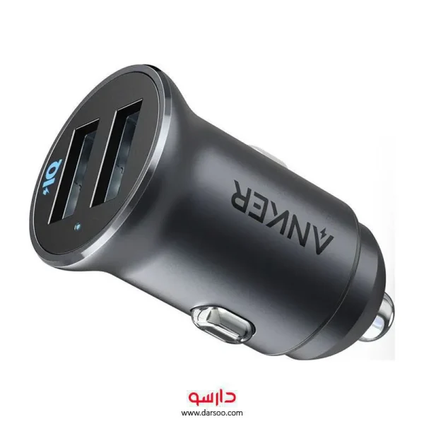شارژر فندکی خودرو انکر مدل Anker PowerDrive 2 Alloy A2727H12