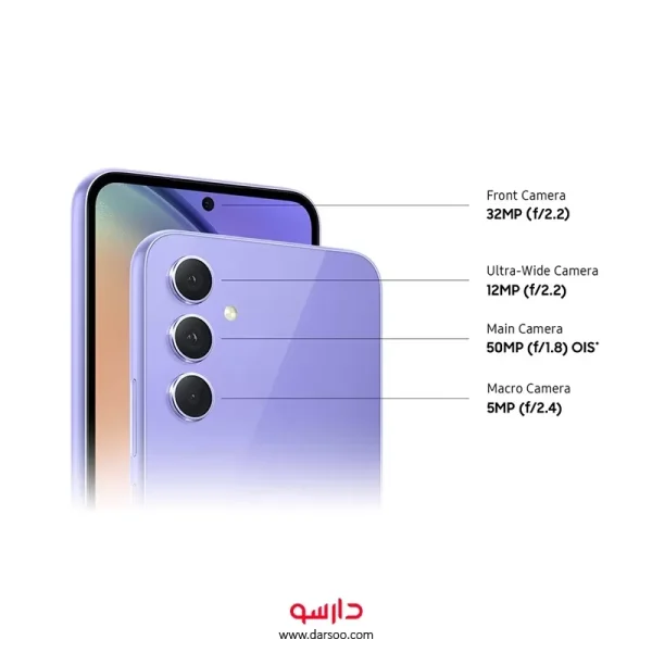 گوشی موبایل سامسونگ Samsung Galaxy A54 با حافظه 256 گیگ و رم 8 گیگابایت (5G)