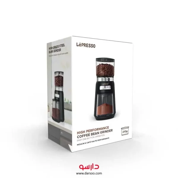 آسیاب قهوه لپرسو LePresso Coffee Bean Grinder مدل LPPWGRBK