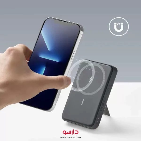 پاوربانک 10000 میلی آمپر مگ سیف انکر Magnetic Battery MagGo مدل A1641