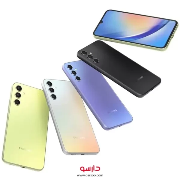 گوشی موبایل سامسونگ Samsung Galaxy A34 با 128 گیگ حافظه داخلی و رم 8 گیگابایت (5G)