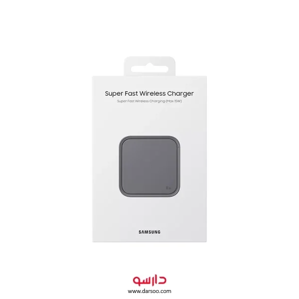 شارژر وایرلس سوپر فست شارژ 15 وات سامسونگ Samsung Wireless Charger 15w مدل EP-P2400