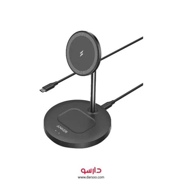 شارژر بی سیم انکر Anker PowerWave Magnetic 2-in-1 Stand Lite مدل A2543