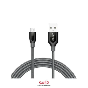 کابل تبدیل USB به Micro-USB انکر مدل A8143 PowerLine Plus طول 1.8 متر