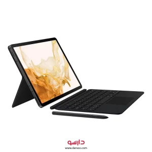 کیف کلاسوری کیبورد دار Book Cover Keyboard مناسب برای Samsung Galaxy Tab S8-S7