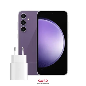 گوشی موبایل سامسونگ Samsung Galaxy S23 FE 5G با حافظه داخلی 256 و رم 8 گیگابایت همراه با شارژر 25 وات سامسونگ
