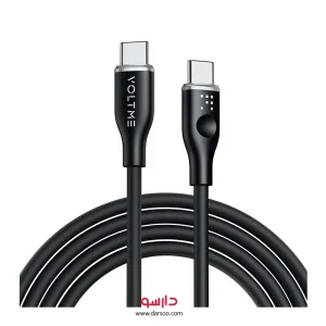 کابل شارژ  ولتمی Powerlink Moss Series USB-C to USB-C 1.8M