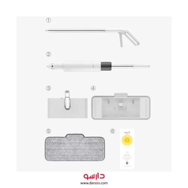تی زمین شوی و جارو Deerma مدل DEM-TB900