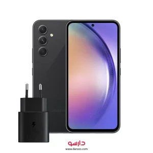 گوشی موبایل سامسونگ Samsung Galaxy A54 با حافظه 256 و رم 8 گیگابایت (5G) همراه شارژر 25W سامسونگ
