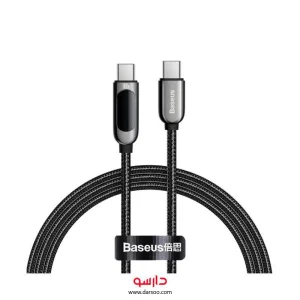 کابل دوسر تایپ سی سریع بیسوس Baseus Display Fast Charging Type-C to Type-C 100W