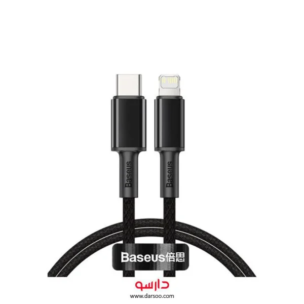 کابل شارژ تایپ سی به لایتنینگ بیسوس Baseus High Density Braided Type-C to iP PD 20W