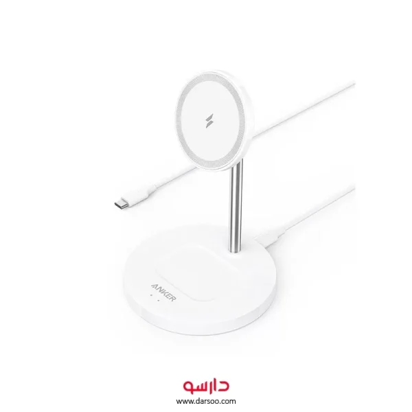 شارژر بی سیم انکر Anker PowerWave Magnetic 2-in-1 Stand Lite مدل A2543