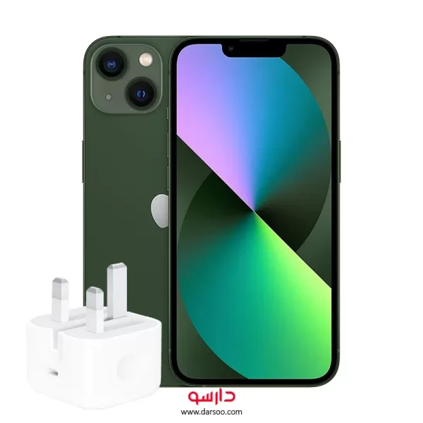 گوشی موبایل اپل iPhone 13 Cha با 128 گیگ حافظه داخلی و رم 4 گیگابایت (نات اکتیو) همراه با شارژر 20w