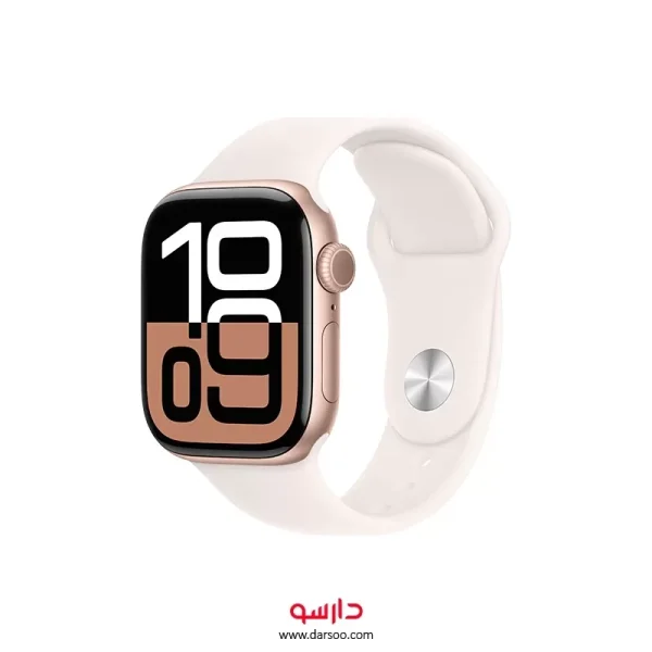 ساعت هوشمند اپل Apple Watch Series 10 سایز 42 میلی‌متری (آلومینیوم-بند سیلیکونی)