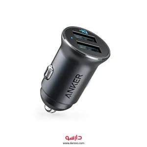 شارژر فندکی خودرو انکر مدل Anker PowerDrive 2 Alloy A2727H12