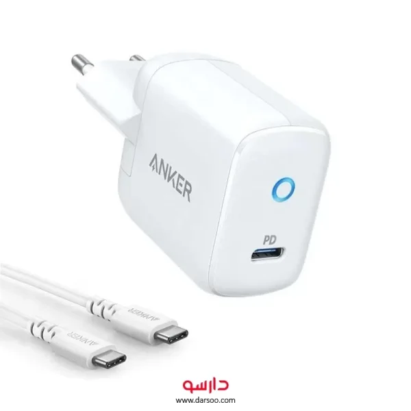 شارژر دیواری انکر Anker B2019 Power Port PD 1 به همراه کابل USB-C