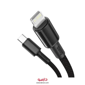 کابل شارژ تایپ سی به لایتنینگ بیسوس Baseus High Density Braided Type-C to iP PD 20W